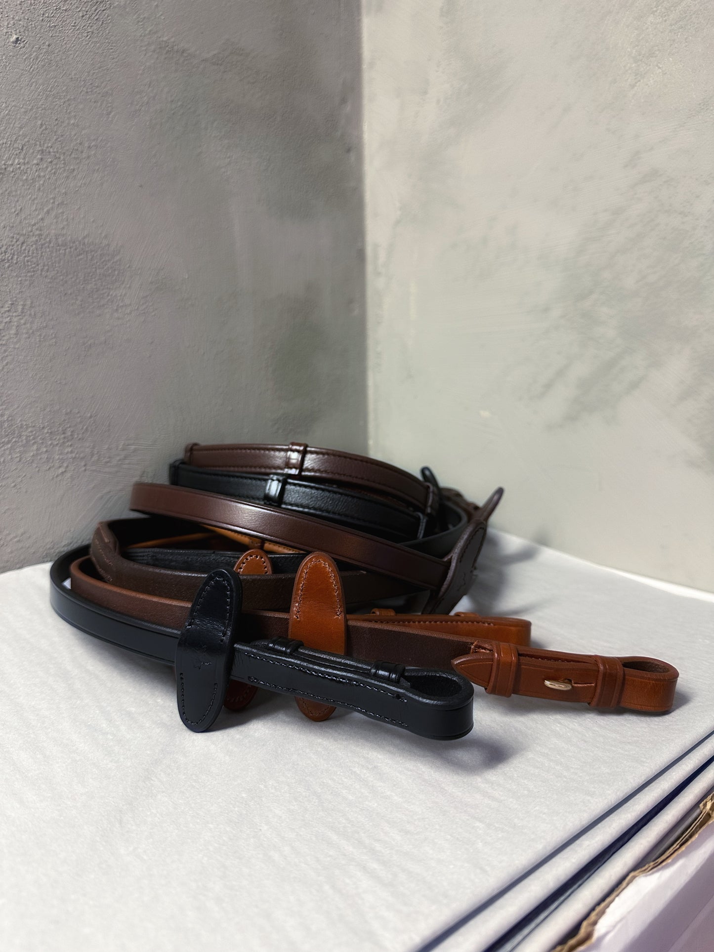Soft leather reins