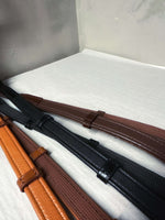 Load image into Gallery viewer, Soft leather reins handcrafted with premium leather and rubber lining for secure grip and comfort
