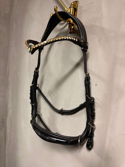 Oliander Multi bridle - MASEGO bit to bitless system - SILVER
