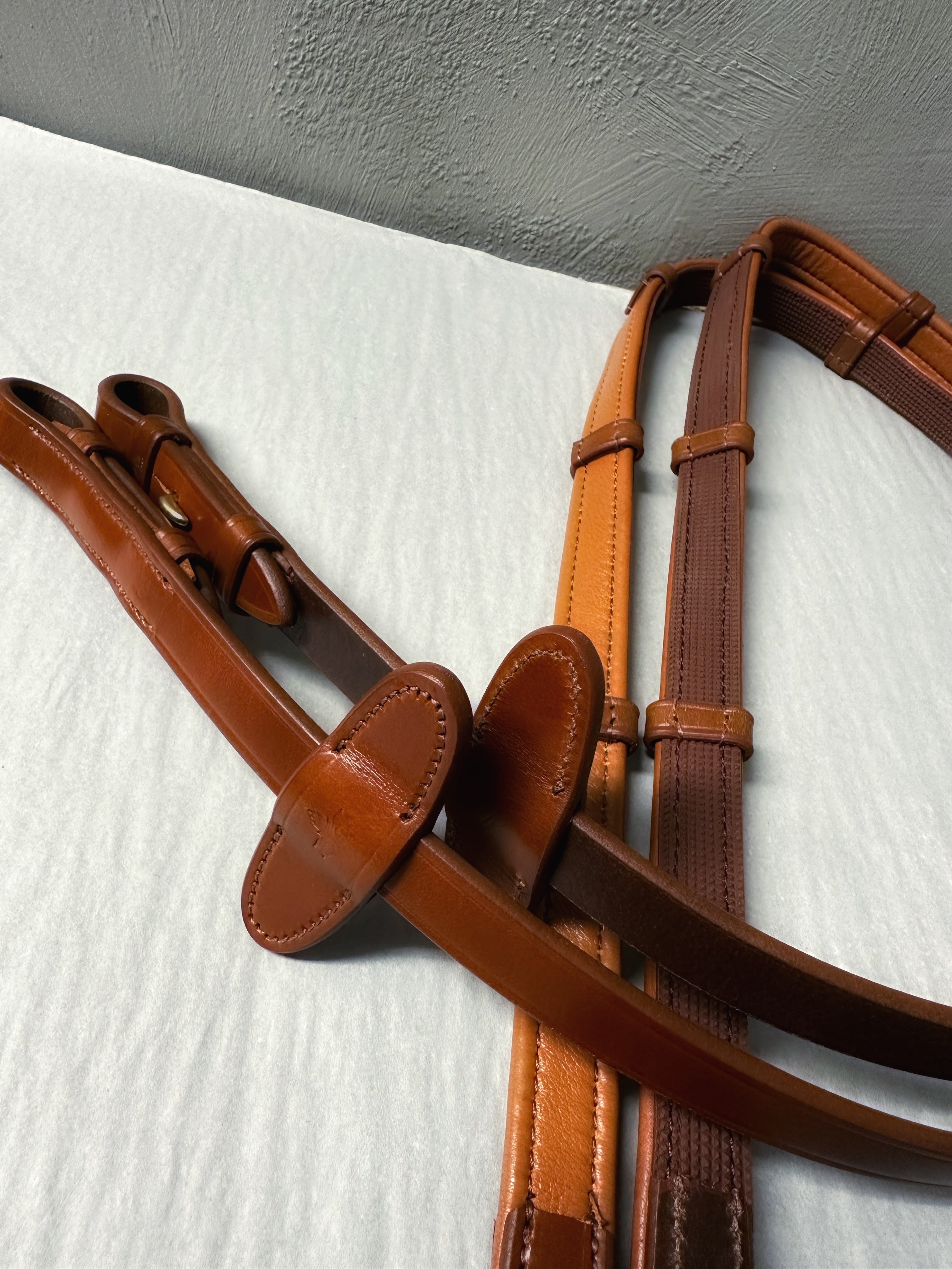 Soft leather reins