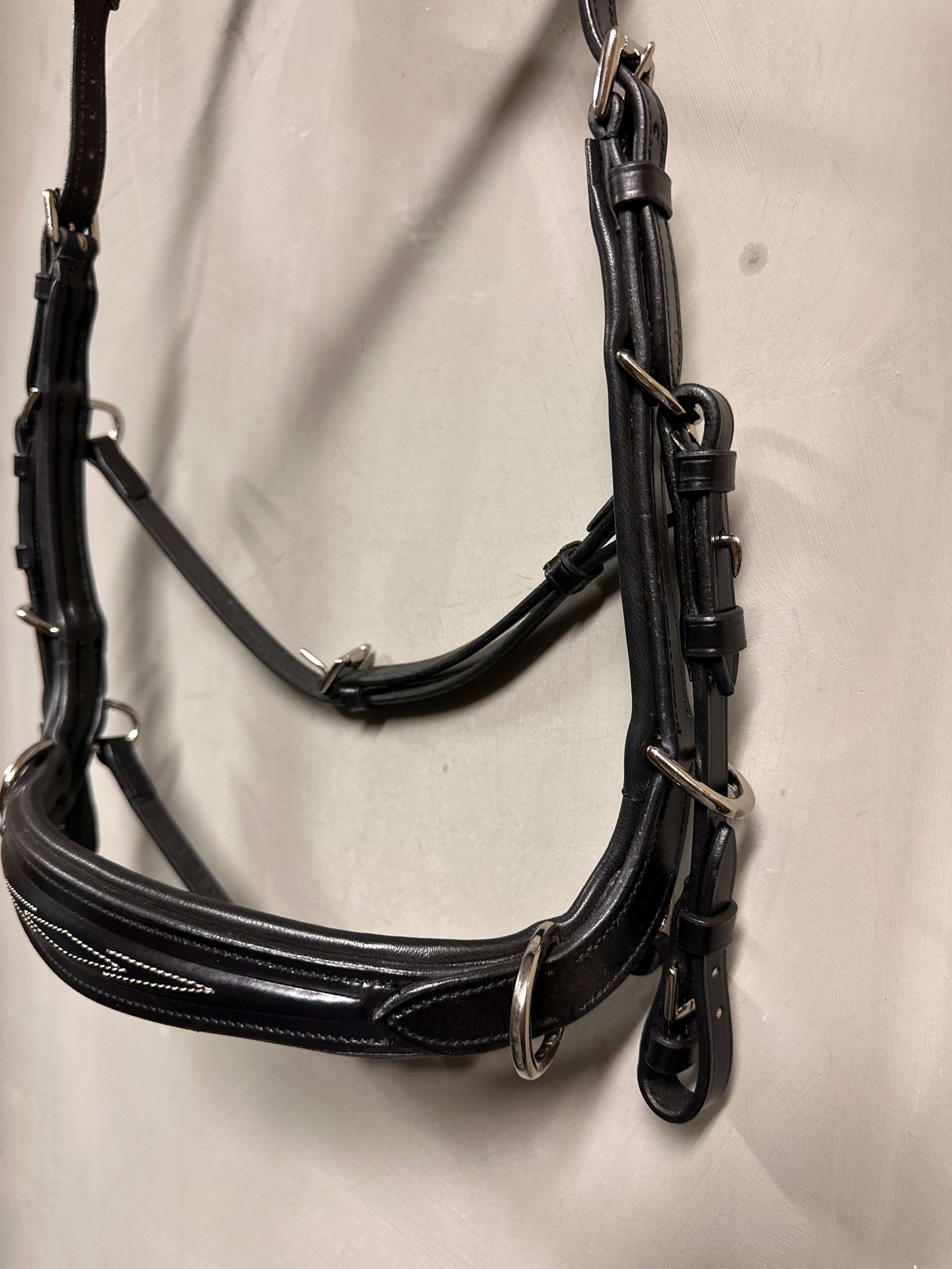 Oliander Multi bridle - MASEGO bit to bitless system - SILVER