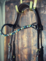 Load image into Gallery viewer, Blue mint browband
