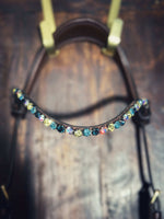Load image into Gallery viewer, Blue mint browband
