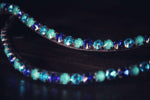Load image into Gallery viewer, Chunky Swarovski Emerald in the sky
