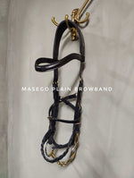 Load image into Gallery viewer, Plain leather browband - MASEGO horsewear

