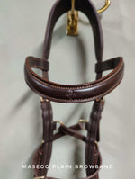 Load image into Gallery viewer, Plain leather browband - MASEGO horsewear
