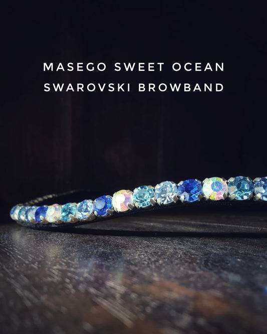 MASEGO horsewear sweet ocean browband - MASEGO horsewear