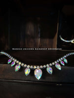 Load image into Gallery viewer, Unicorn Raindrop Browband - MASEGO horsewear
