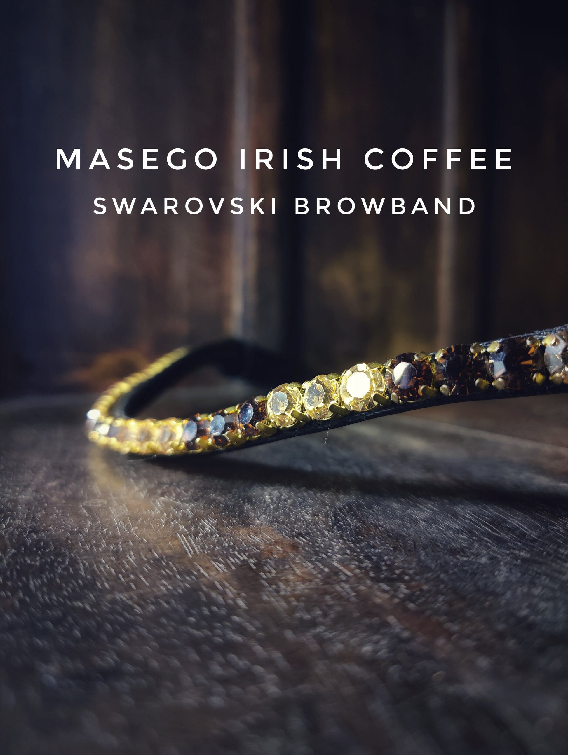 MASEGO horsewear Irish coffee browband - MASEGO horsewear