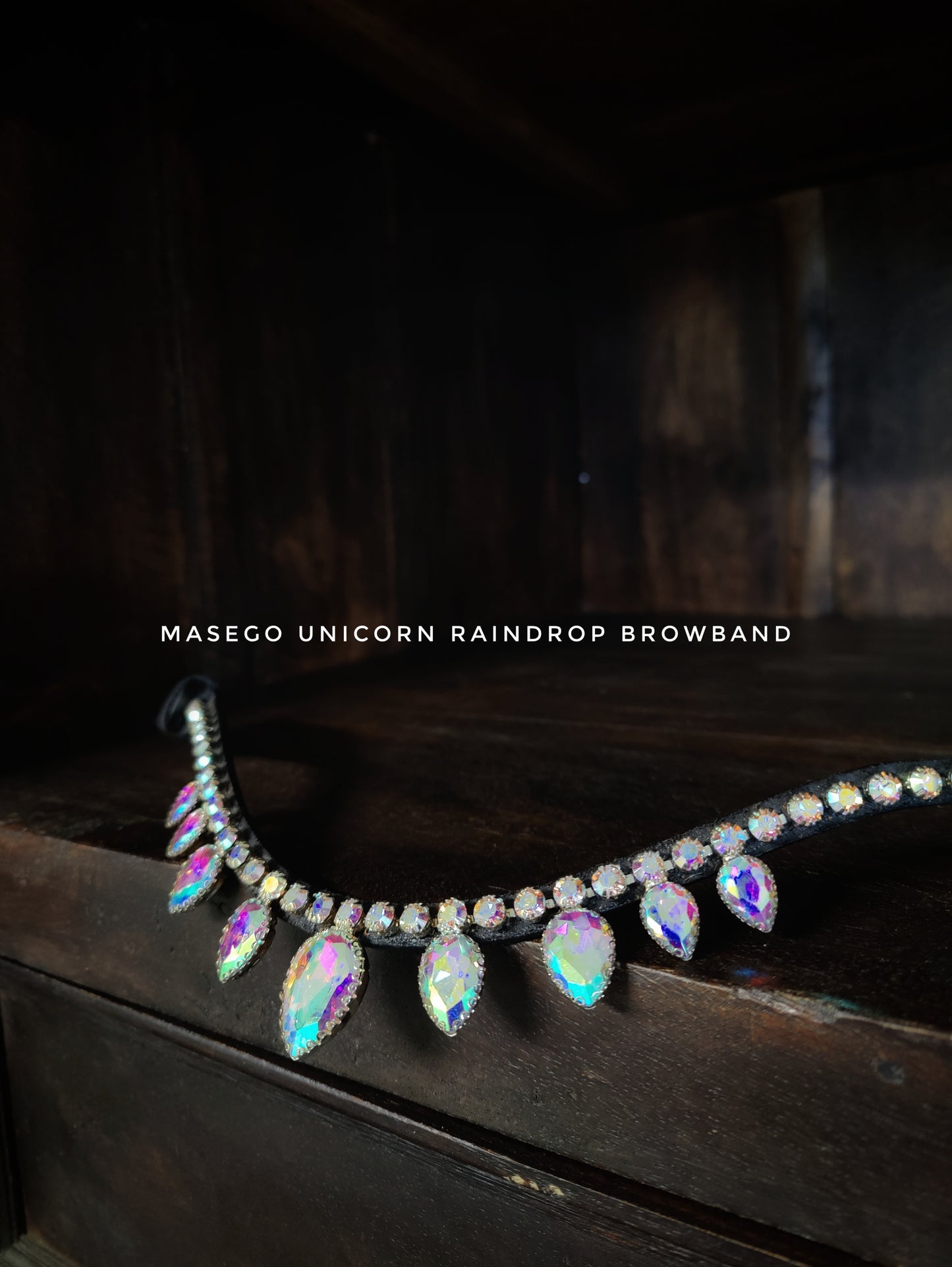 Unicorn Raindrop Browband - MASEGO horsewear